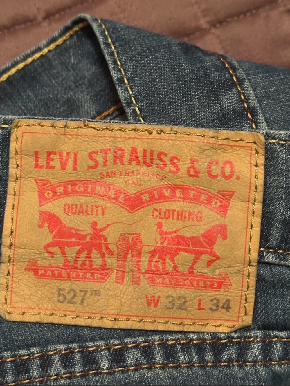 Levi Strauss & CO. 527…Men’s jeans …32x34 - Picture 3 of 4